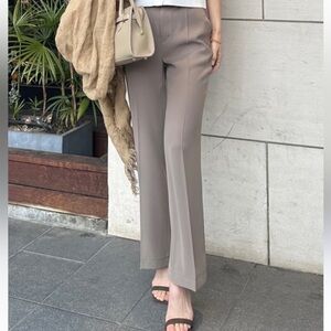Zozo brown side zip stretch Pants size 8 NWT